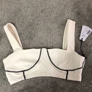 Weworewhat white corset bra size small